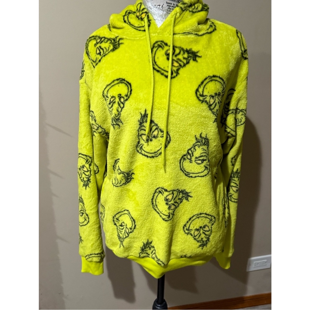 The Grinch Plush Crewneck Hoodie Sweater